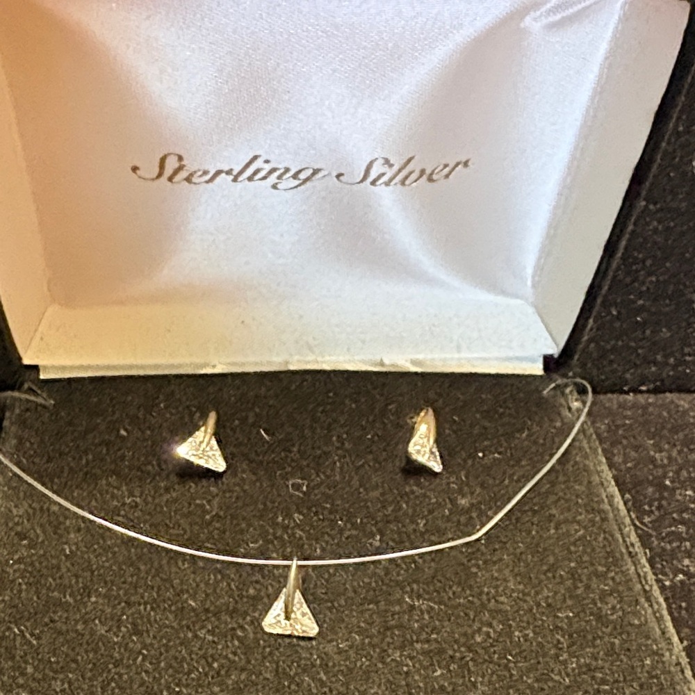 Triangle Earrings Set